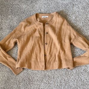 MADEWELL - camel cardigan